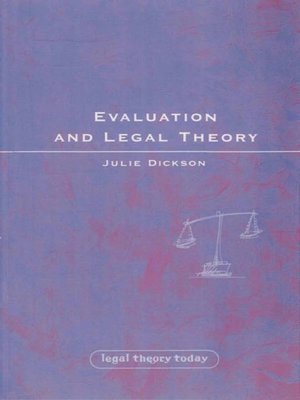 cover image of Evaluation and Legal Theory